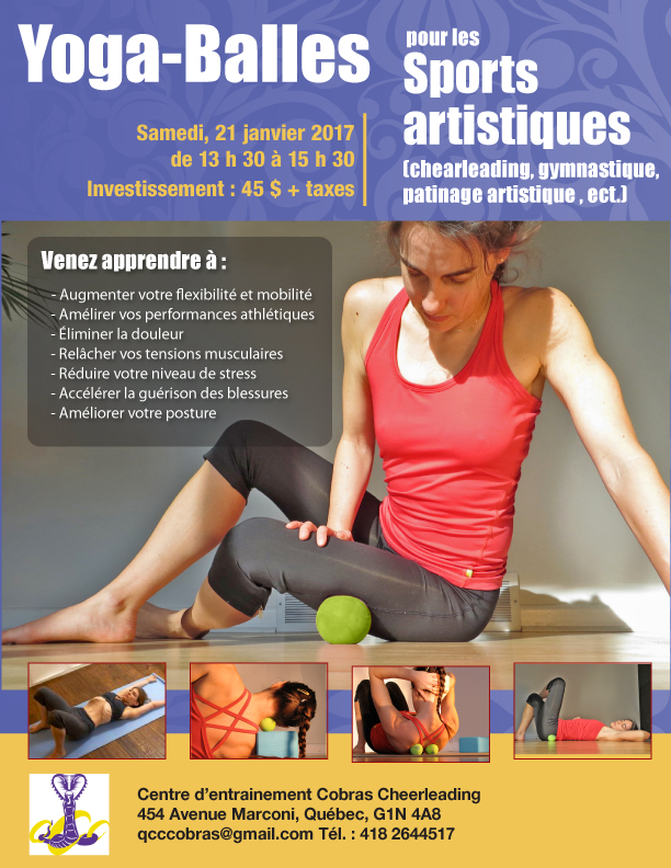 Yoga-Balles Yogami Gymnastique, patinage artistique, cheerleading
